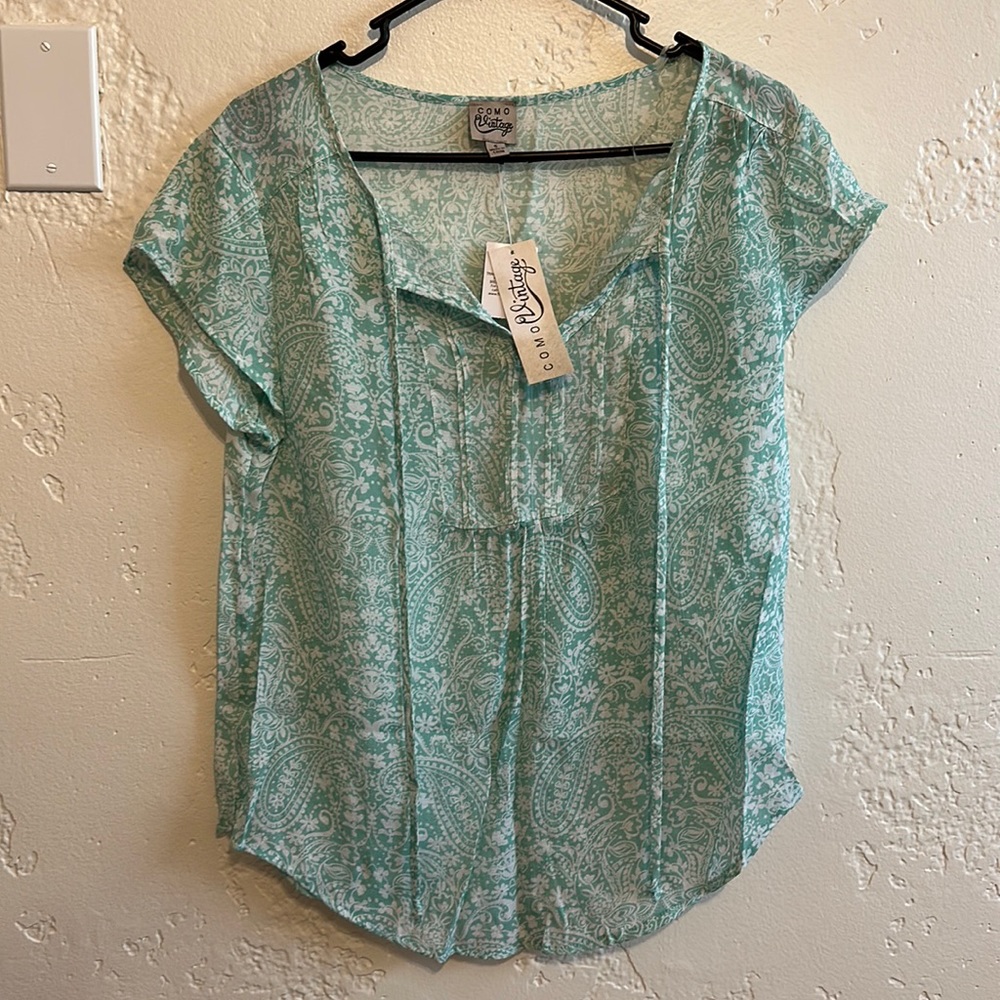 Como vintage blouse